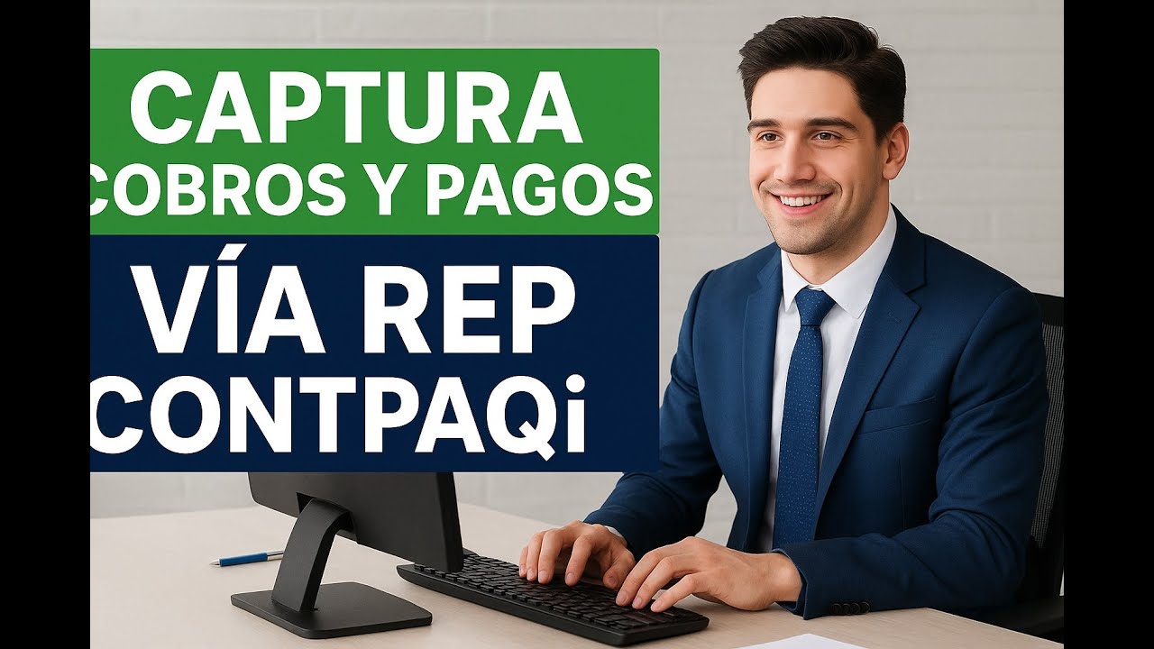 Como capturar los cobros a clientes via REP y pagos a proveedores via REP en contpaqi 3