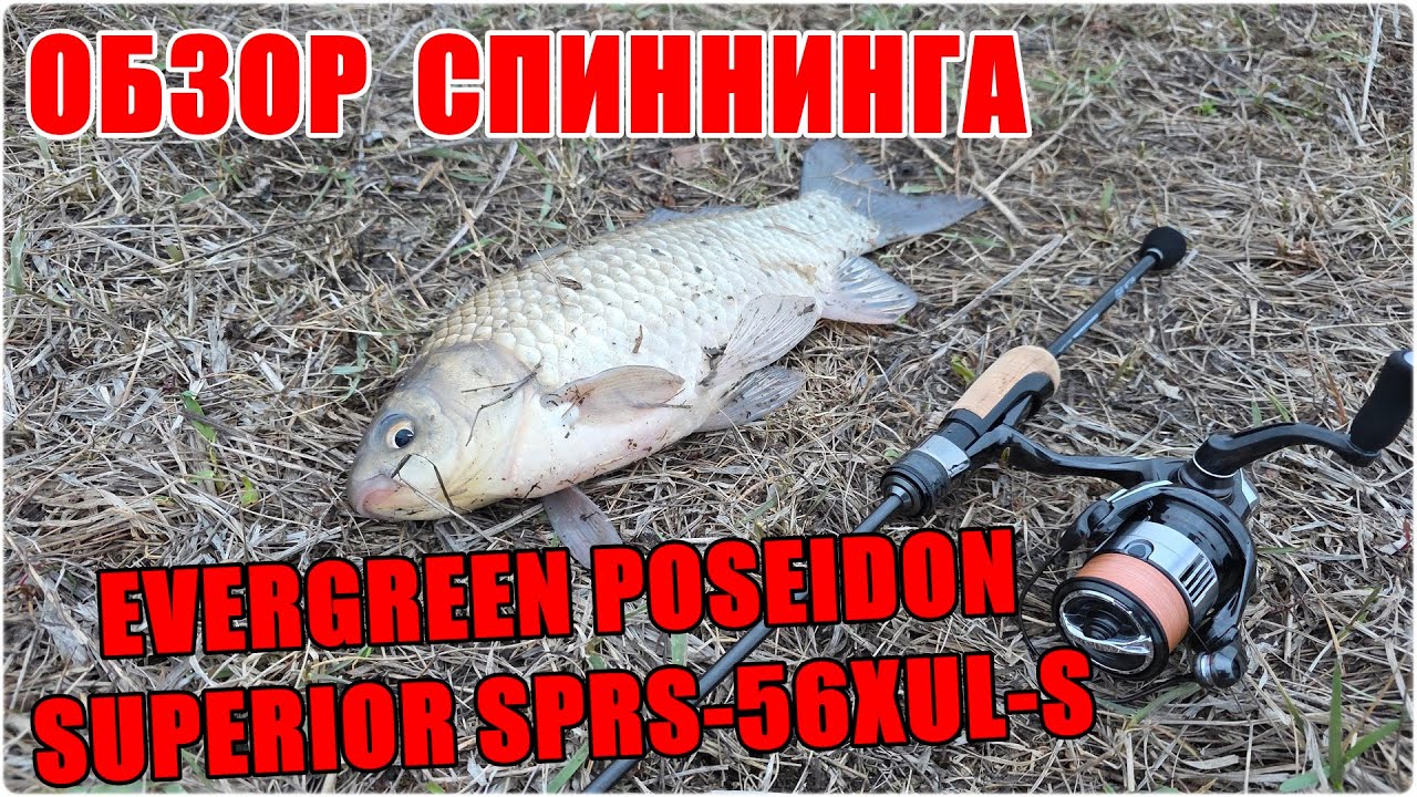 Обзор спиннинга Evergreen Poseidon Superior SPRS-56XUL-S The «Twiggy»