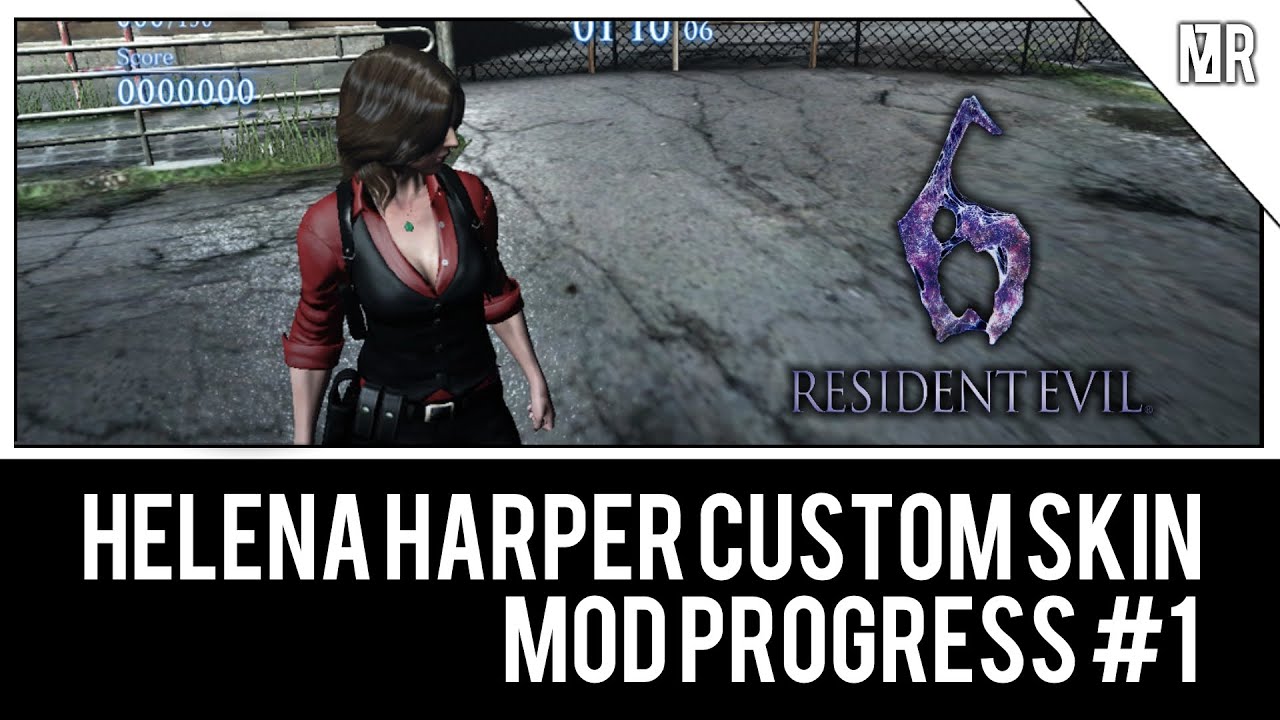 Helena Harper Alt. Mod (Red) - Resdent Evil 6 Mod Progress #1