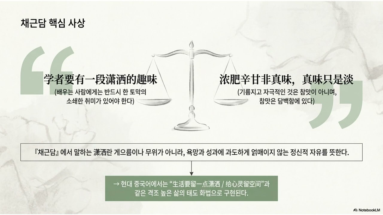 채근담을 활용한 중국어 회화 14강