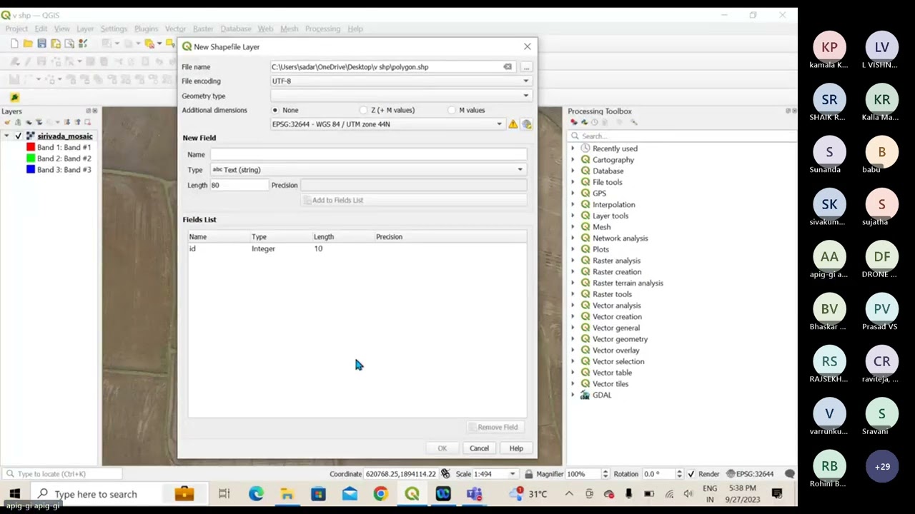 Preparation of Village Shp by using QGIS