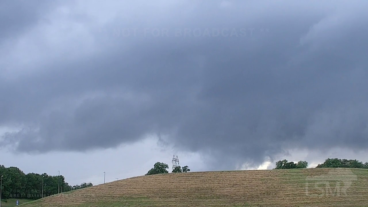 06-08-2020 Bessemer & Fultondale, AL - Remnants of Tropical Storm Cristobal, Shelf Cloud Structure