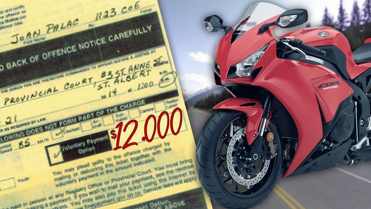 Motorcyclist Fined $12,000 For Speeding & Other Canadian Traffic Stories