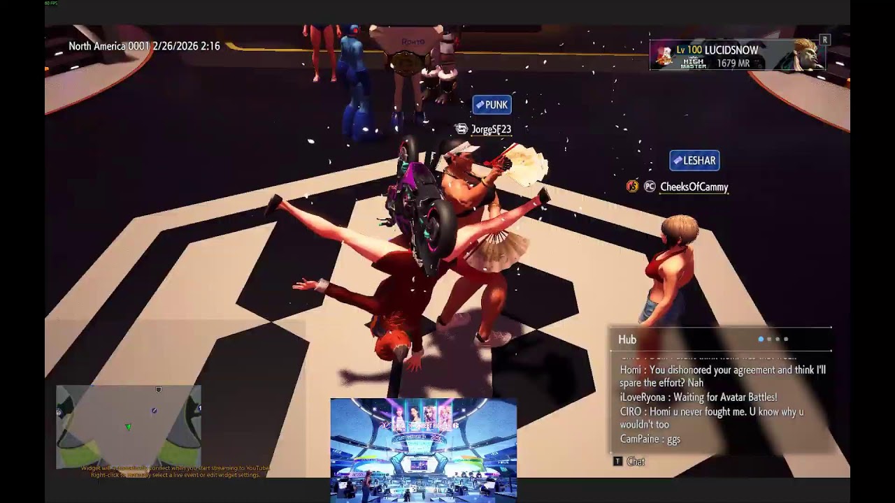 SF6 Session sets in the hub