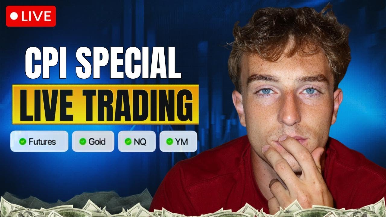 🟢CPI LIVE Trading NQ/ES/GOLD | DodgysDD
