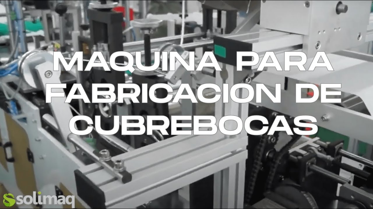 MAQUINA PARA FABRICACION DE CUBREBOCAS KN95//N95. Produccion 60/min