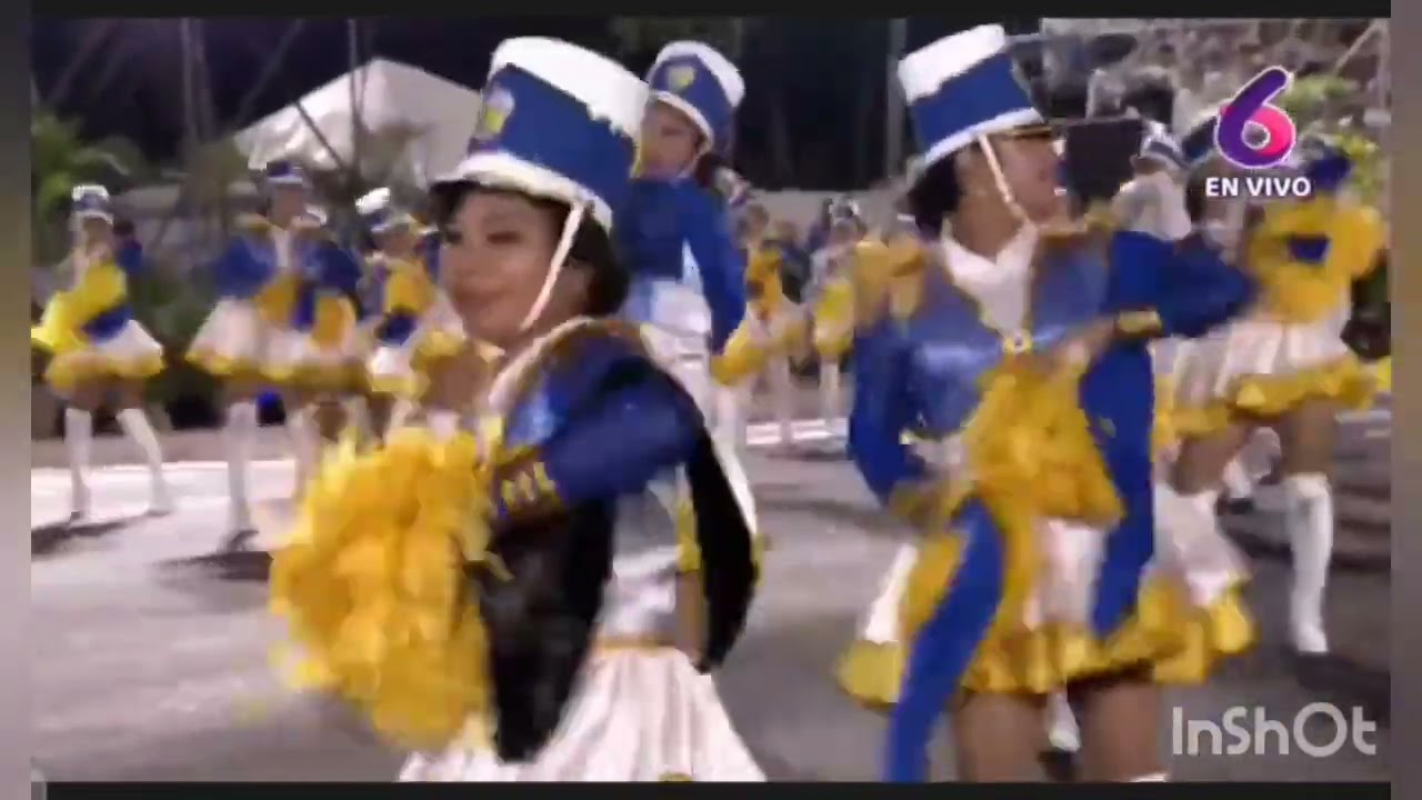 Presentación de la banda rítmica del INCVB de Masaya 14 de septiembre acto presidencial