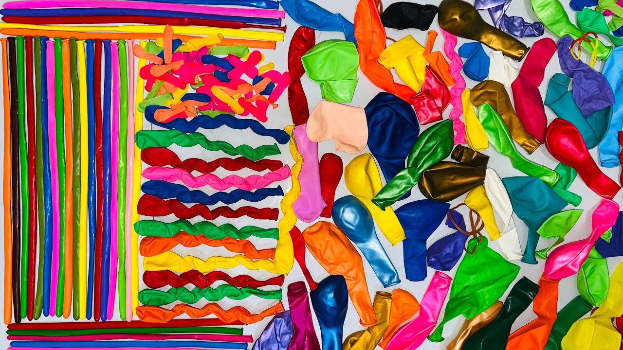 **Blowing Up & Popping Rainbow Balloons! 🎈✨ SuperSatisfying ASMR 🌈💥**