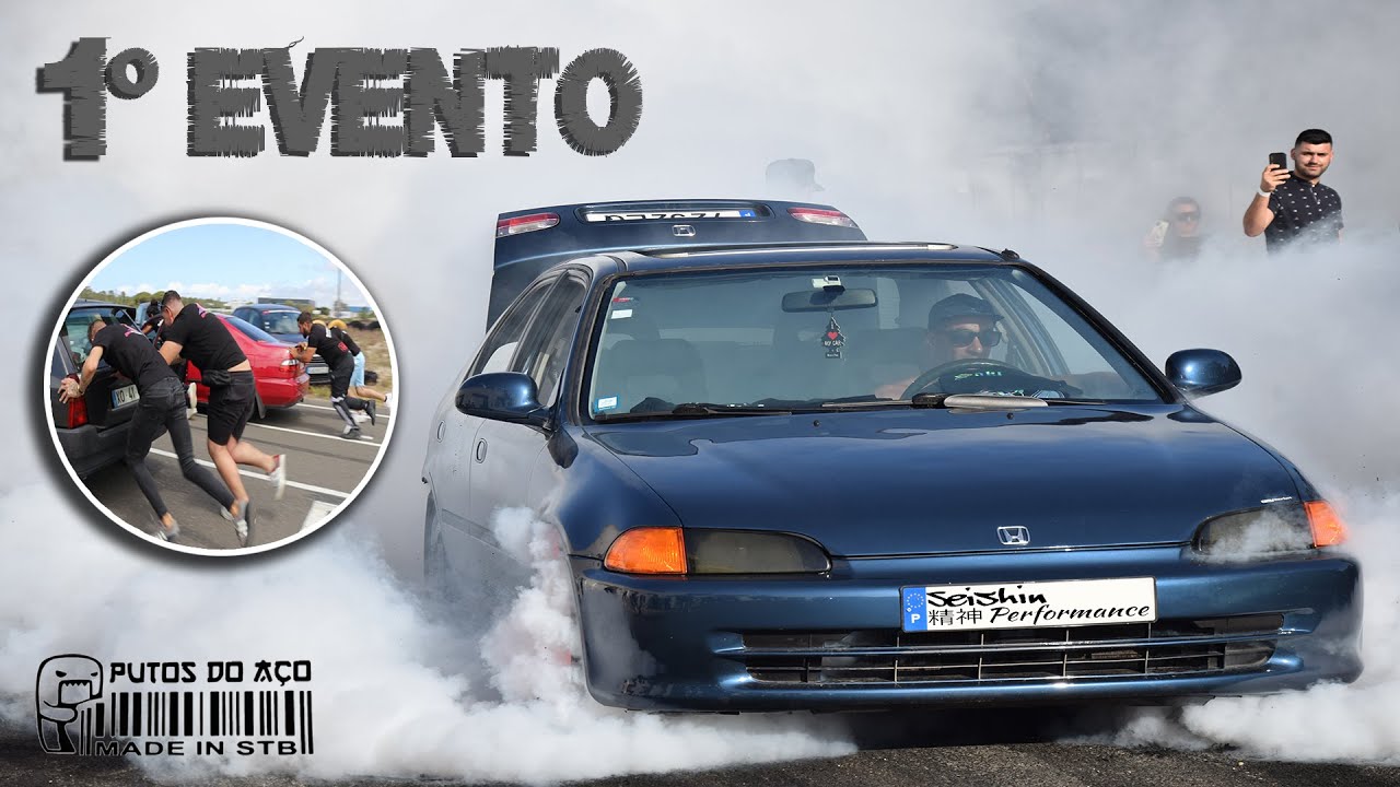 1º Evento do Canal | Rebentar Pneu é AQUI !!!!! | Car Limbo | SAKI Club | PutosDoAço