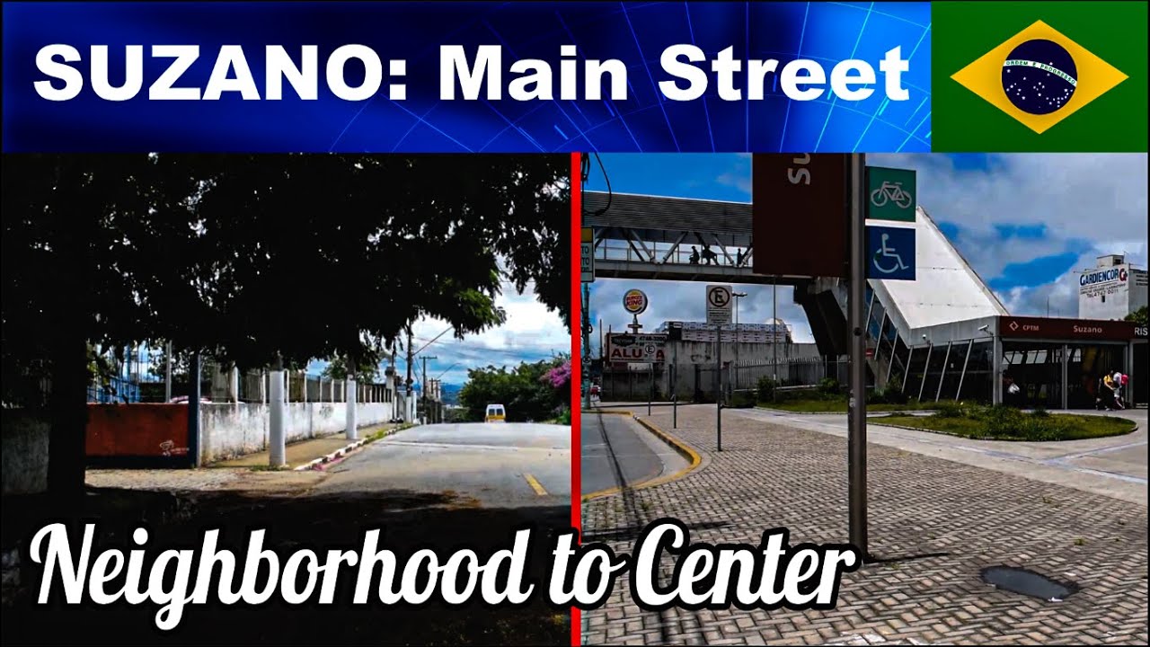 Suzano in the Morning | Walking on the main street of a Brazilian city | Neighborhood to the Center