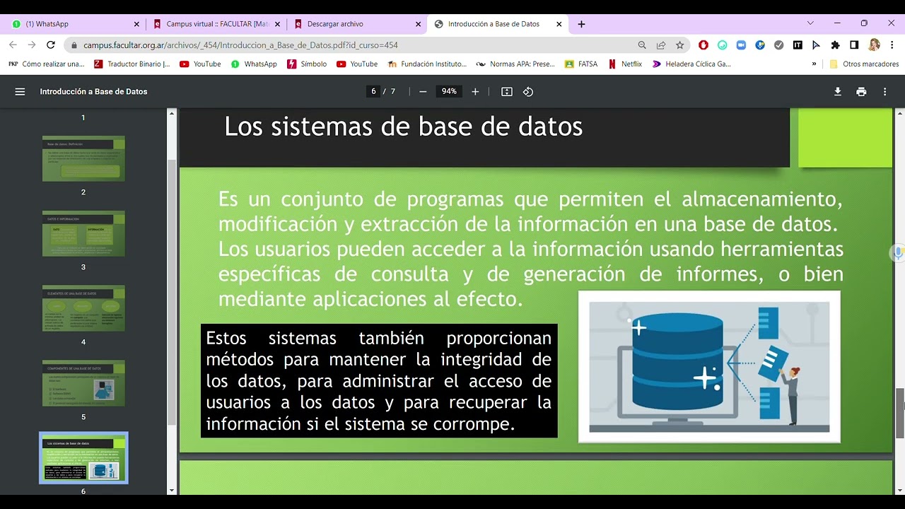 BASE DE DATOS - CONCEPTOS BÁSICOS