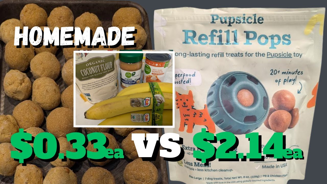 DIY Refills for Pupsicle Dog Treat Toy Only 15% the Cost