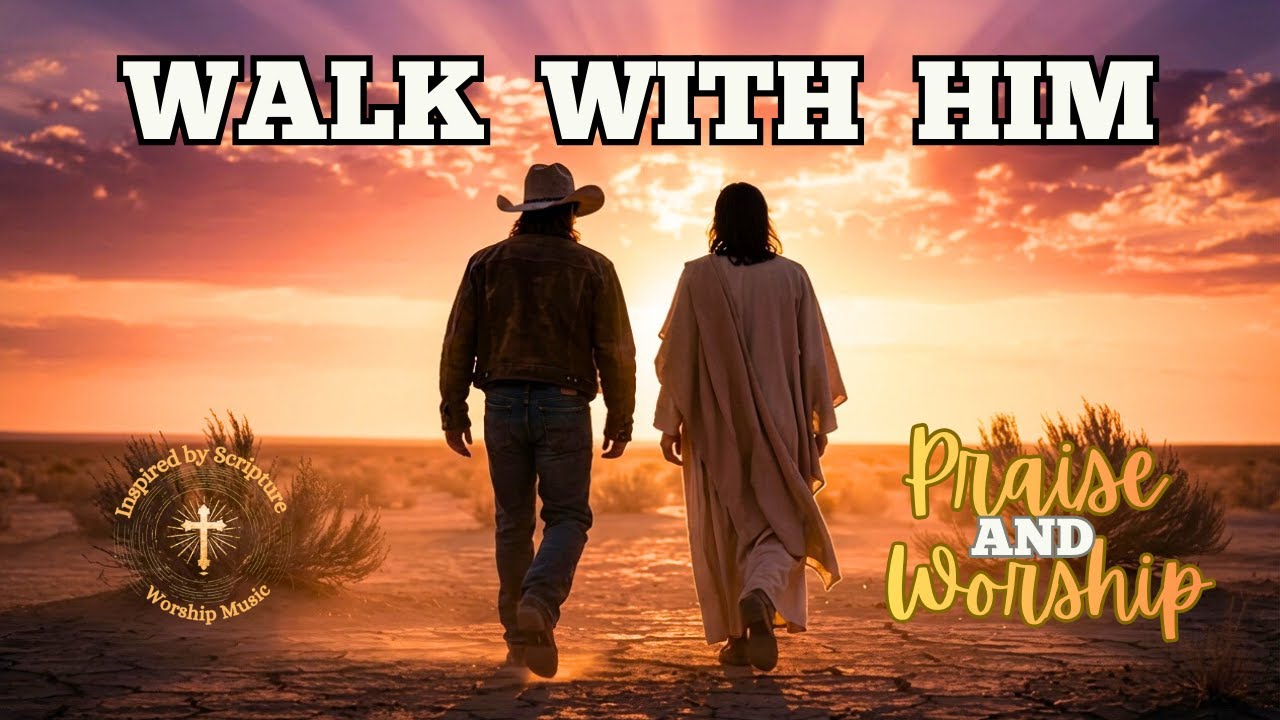 WALK WITH HIM - Country Gospel Music | Faith-Filled Christian Worship Song with Lyrics