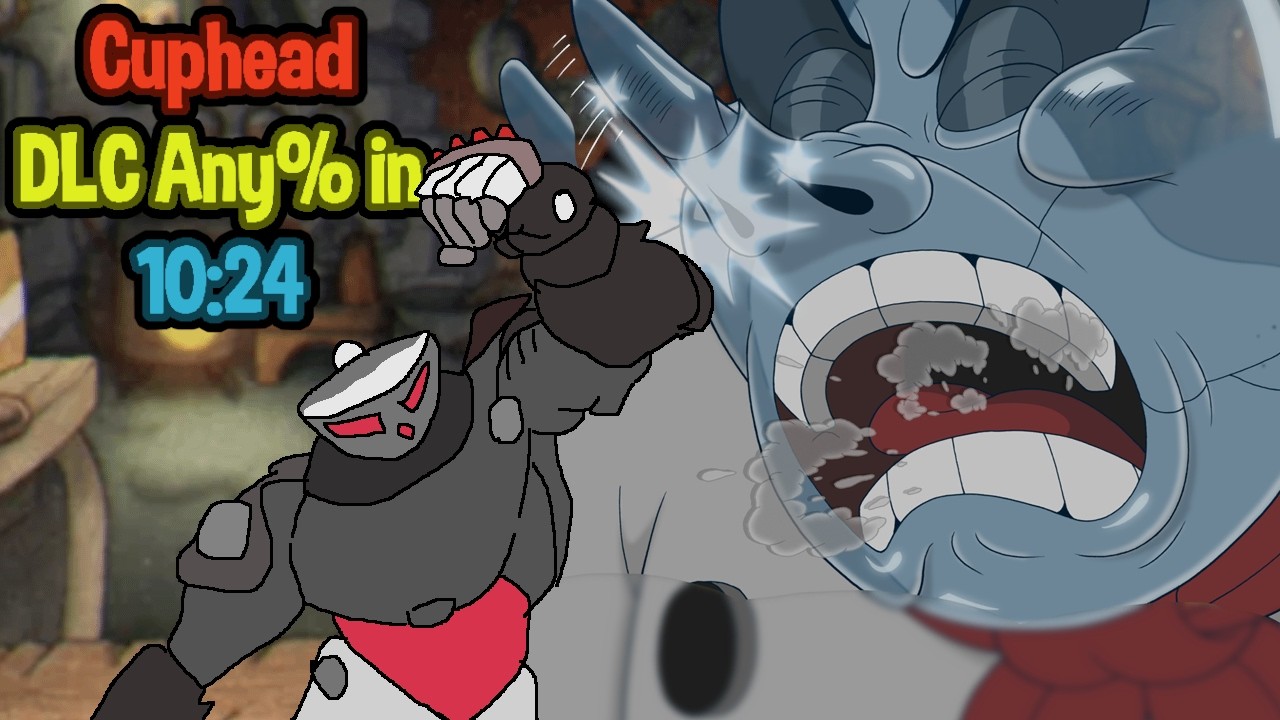 [Top 3] Cuphead DLC Any% Speedrun in 10:24!