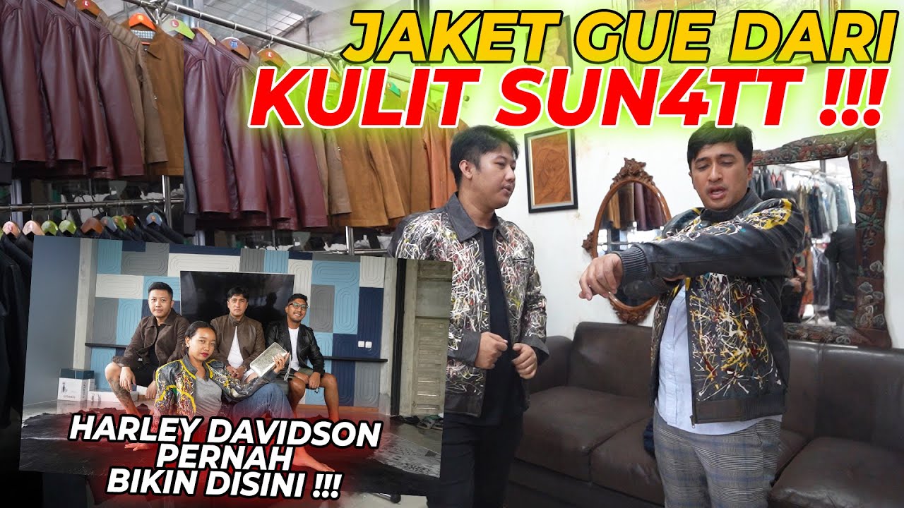 PENGRAJIN JAKET KULIT !! UDH SAMPE EROPA !! DARI HARLEY DAVIDSON SAMPE BRAND MEWAH BIKIN DISINI !!!