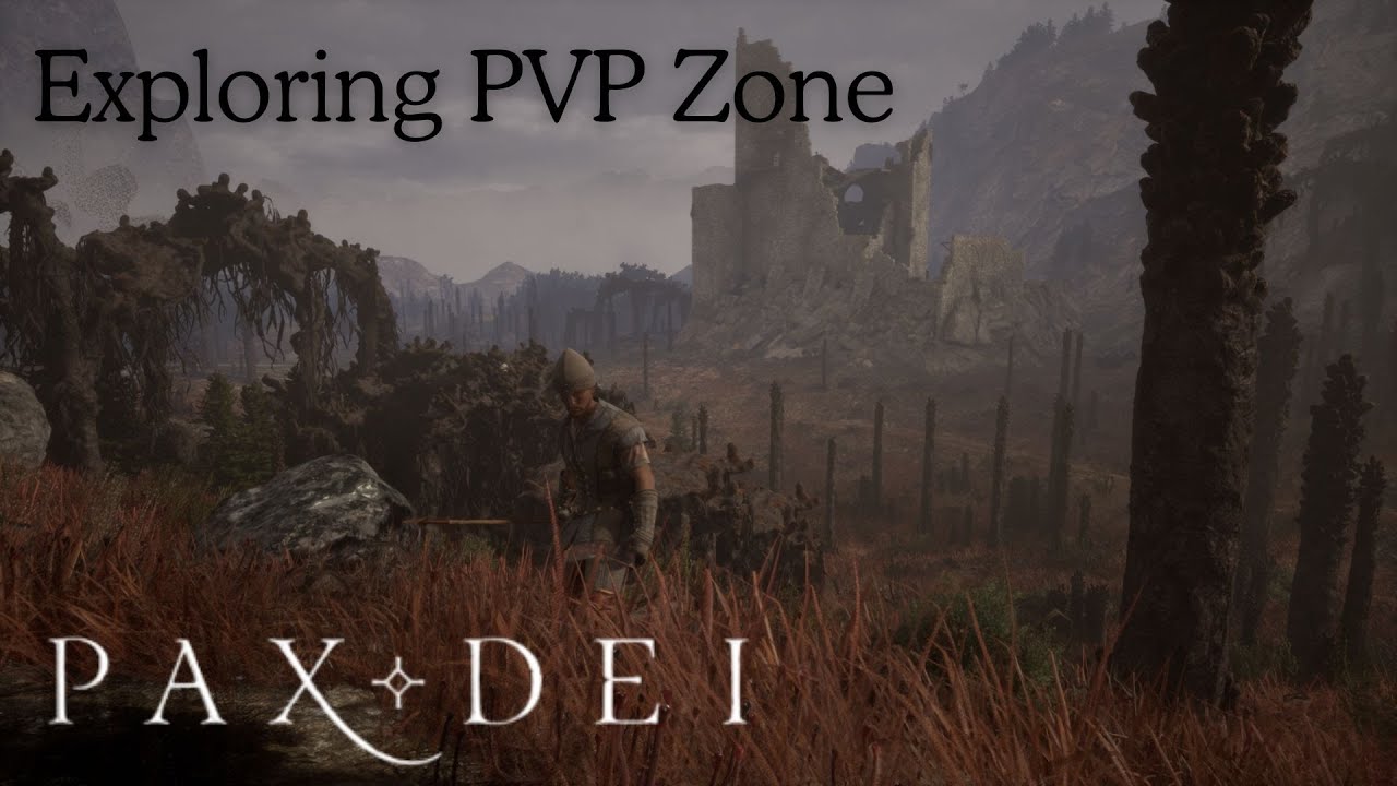 Braving the PVP Zone in Pax Dei - Crafting video game