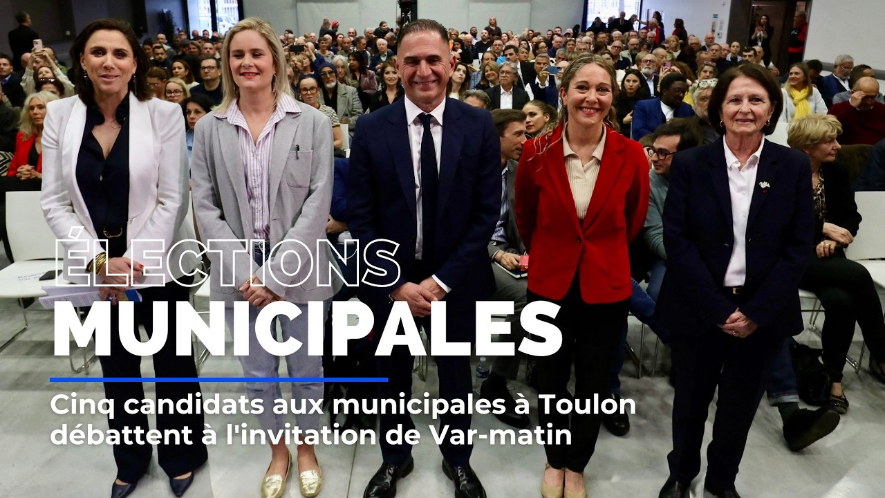 5 candidats aux municipales à Toulon face aux questions de Var-matin : suivez le débat en live