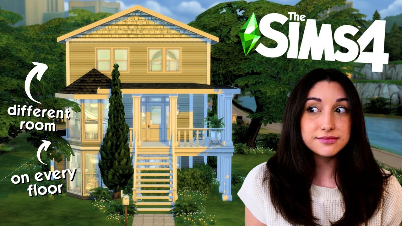 building a house but every room is a *different floor* in the Sims 4