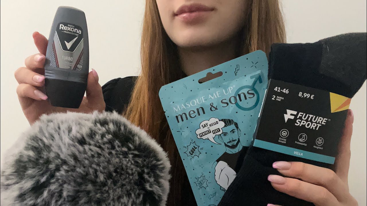 ASMR SUOMI | Joululahjaideoita poikaystävälle/miespuoliselle henkilölle 🎁