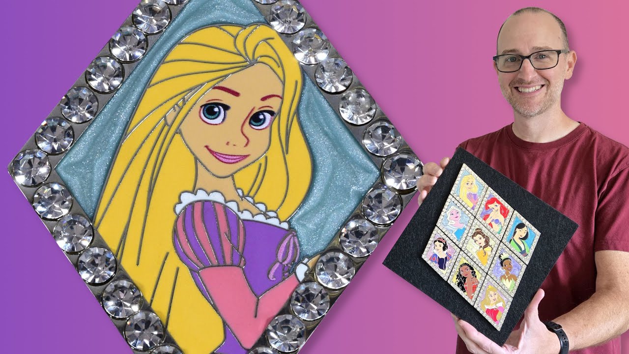 Коллекция значков Disney Princess Diamond Series