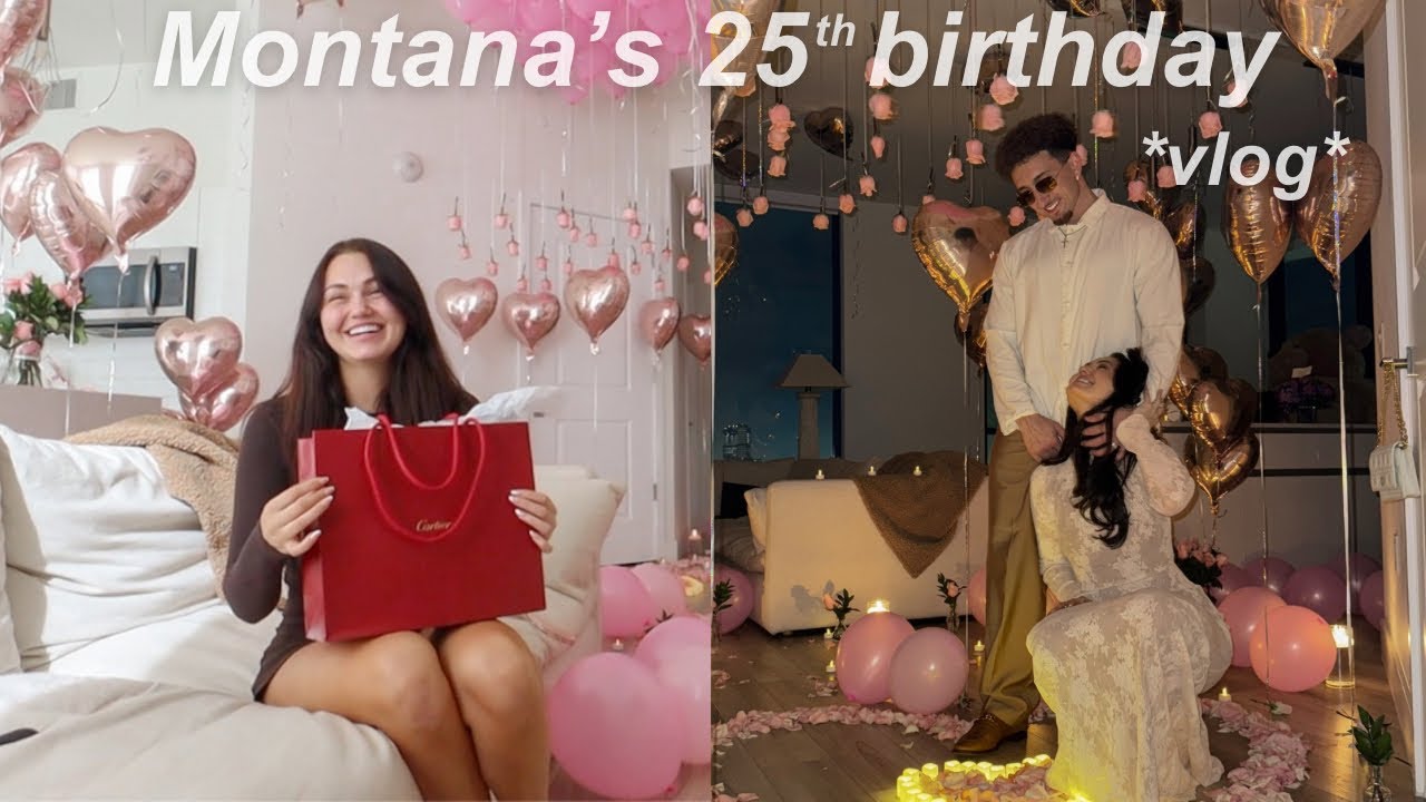 MONTANA'S 25TH BIRTHDAY SURPRISE!! *SHE WASN'T EXPECTING THIS, VERY EMOTIONAL*