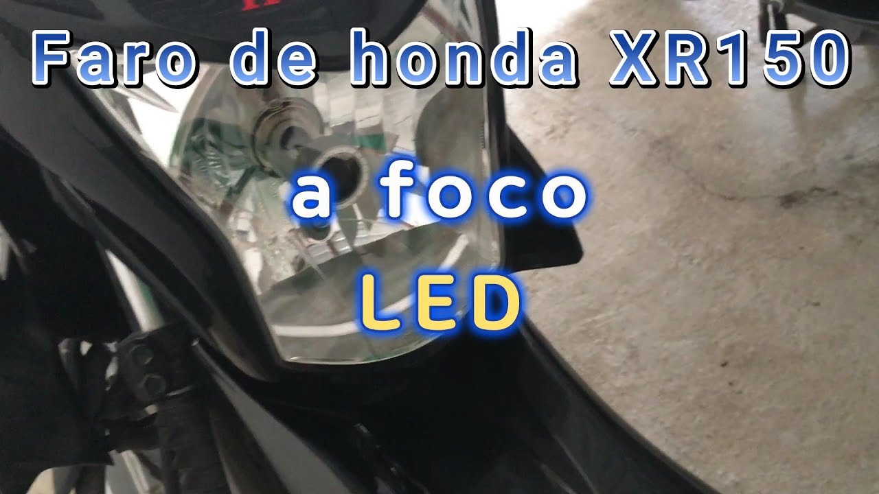 Cómo Cambiar el Foco Halógeno por LED en Honda XR150