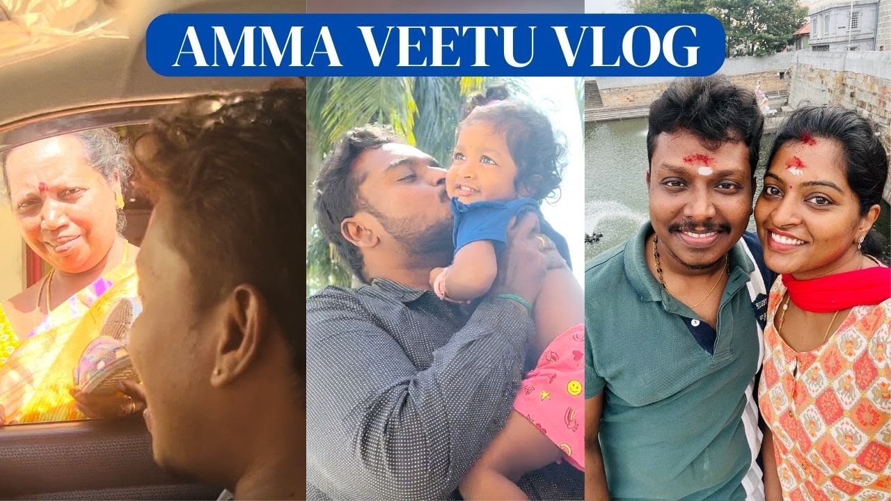 Jollyyy🤩 அம்மா வீட்டுக்கு போறோம் after 7 Months | ஒரே Non-Veg விருந்து தான் | Kanchipuram Tamil Vlog