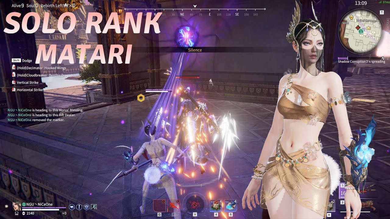 Matari Solo Rank Naraka Gameplays Ep.197 #narakabladepoint #niceonegaming