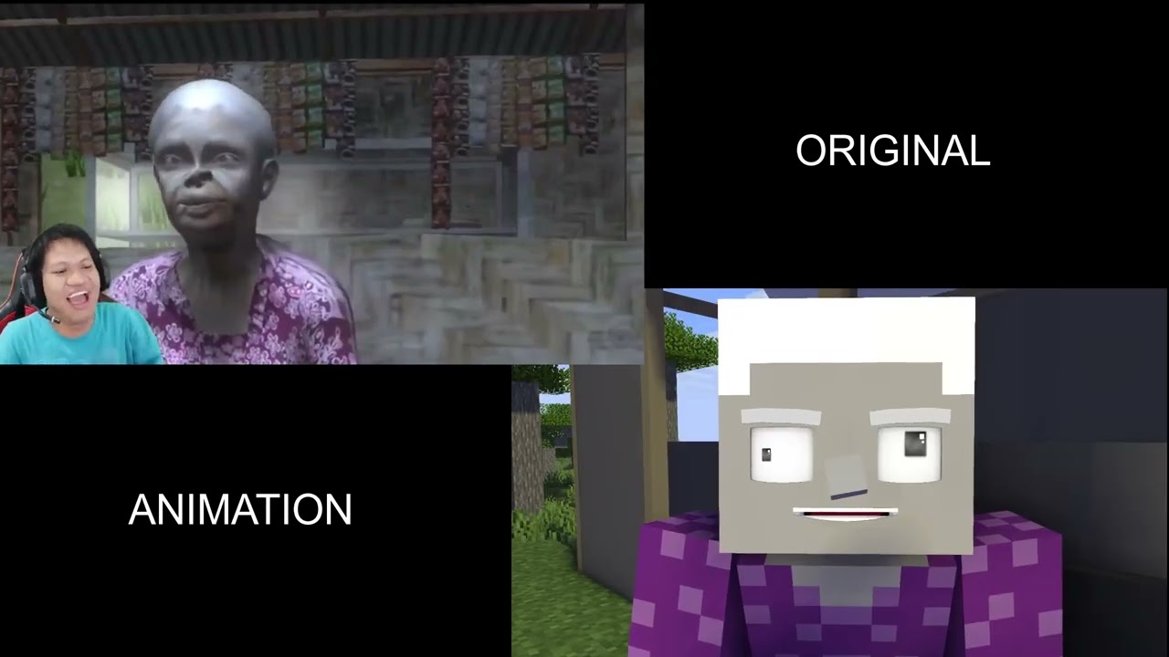 ORIGINAL VS ANIMATION   ACI GAMESPOT DESA MERAUNG KIDUL