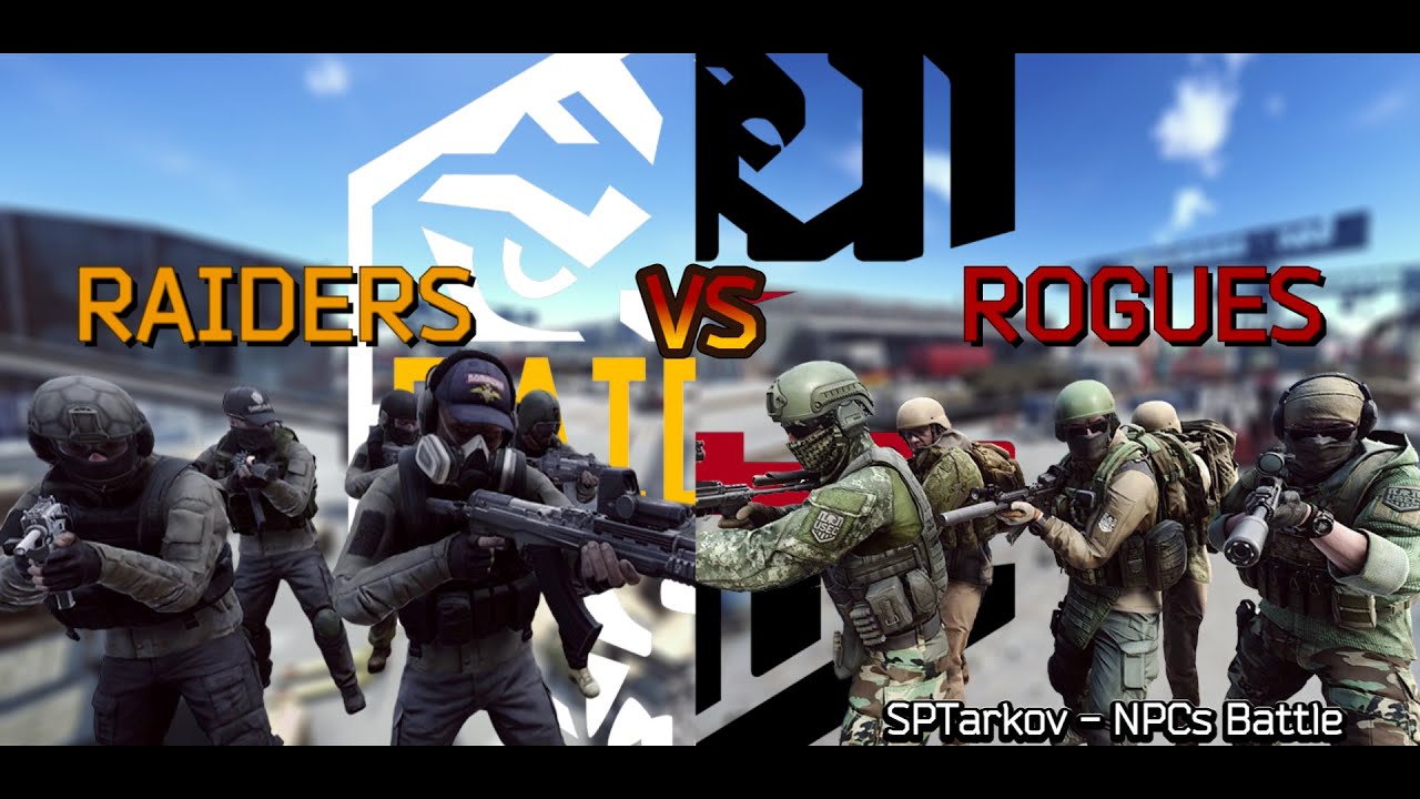 SPTarkov NPCs Battle #13: RAIDERS VS ROGUES