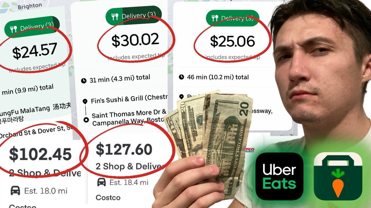 MAKE MORE MONEY WITH INSTACART, UBER EATS AND DOORDASH
