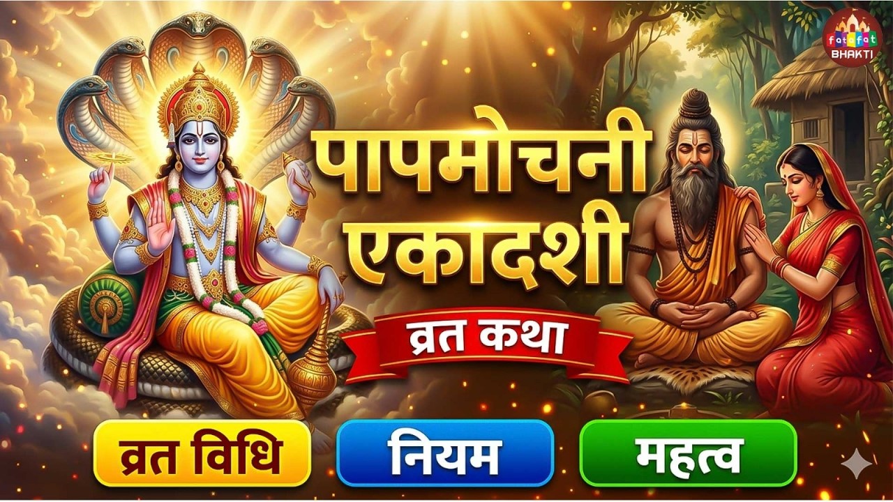 Papmochani Ekadashi Special | पापमोचनी एकादशी व्रत कथा हिंदी | Papmochani Ekadashi 2026