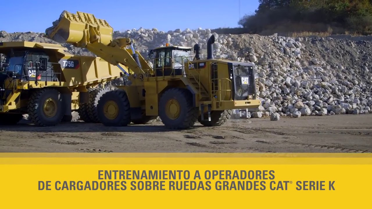 Entrenamiento Operador/a cargador frontal Caterpillar Serie 988K