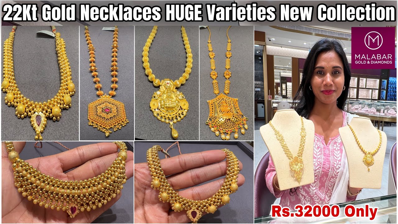 3Gm Gold Necklace😲! Malabar Gold Necklace Designs NEW Lightweight Gold Necklace Designs With Price|