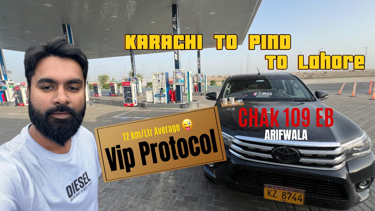 Karachi Se Pind Tak or Phr Lahore | Hilux Revo Road Trip to Arifwala Chak 109 EB 🇵🇰