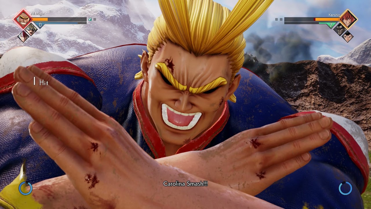 All might vs Toguro Jump Force