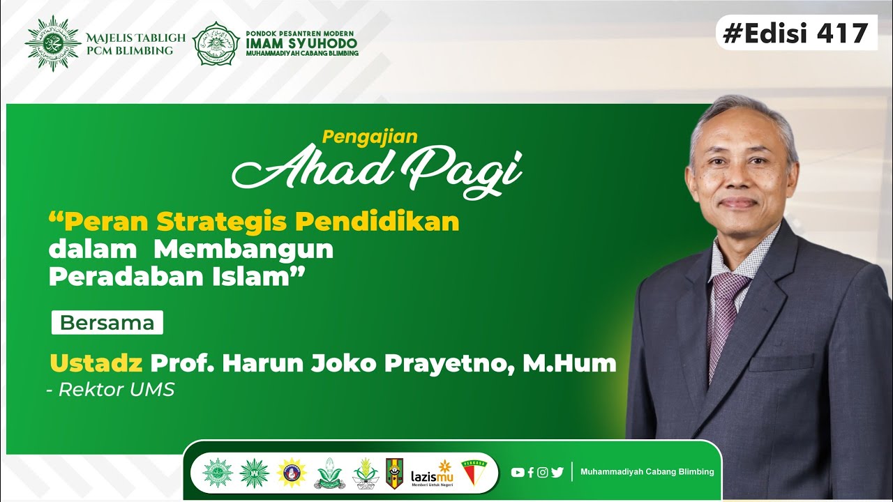 #AHADPAGI | Prof. Harun Joko Prayetno | 