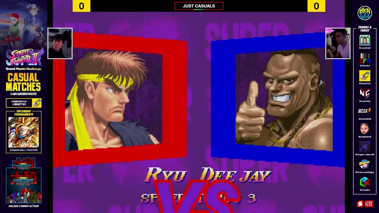 Street Fighter 2 Super Turbo Brooklyn Arcade Casuals