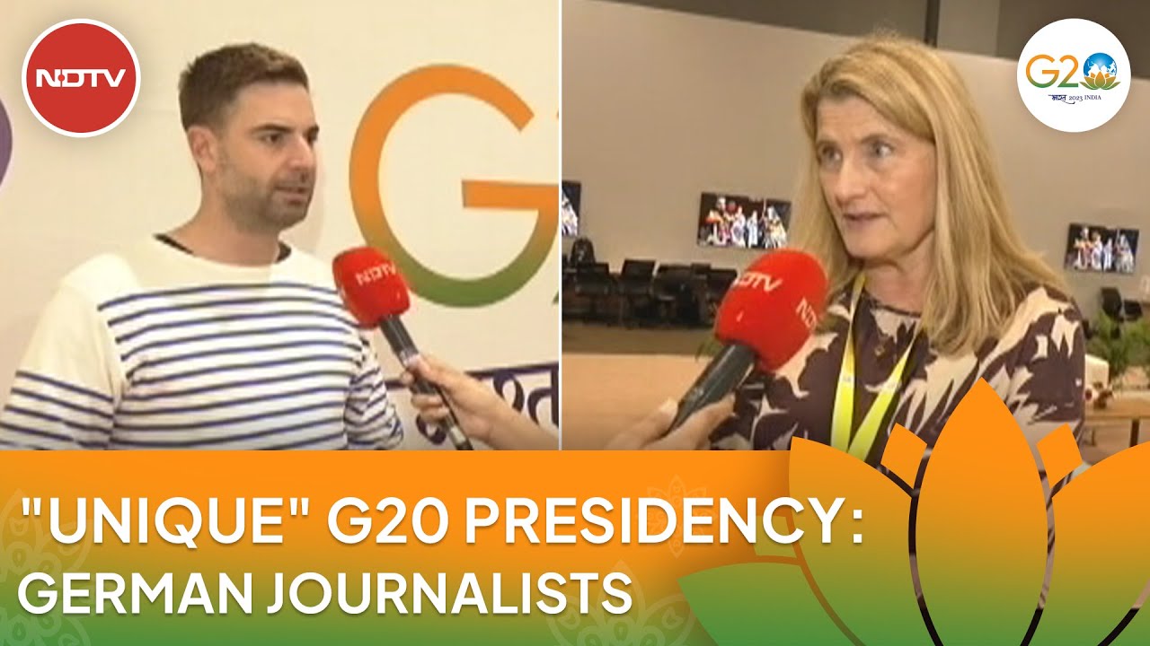 German Journalists On Expectations From India's G20 Presidency: 