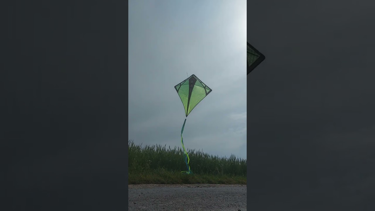 le vertex de prism dans le vent et essai d un enrouleur.