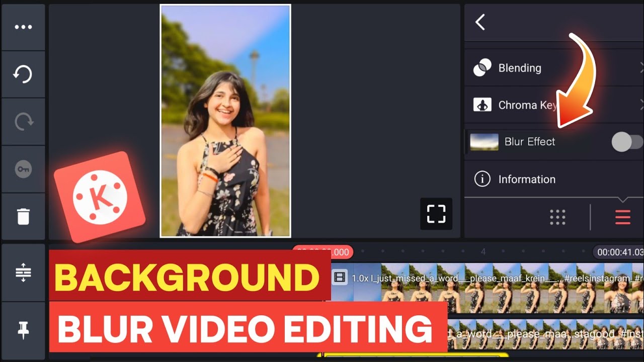 Background Blur Video Editing In Kinemaster | How To Blur Video Background In Kinemaster