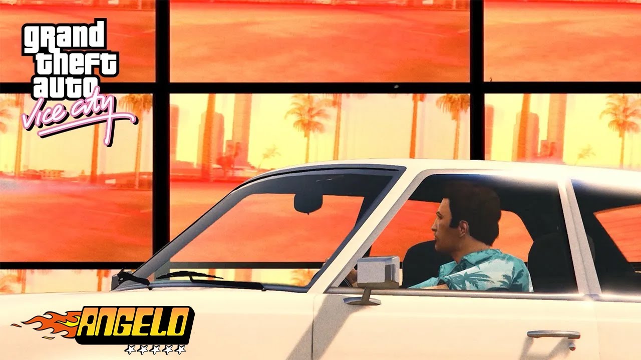 Cars | Gary Numan [1979] (GTA Vice City Music Video by Angelo)