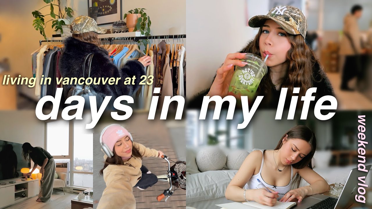 REALISTIC DAYS IN MY LIFE VLOG | what i eat, what i wear, & what i like to do in my free time