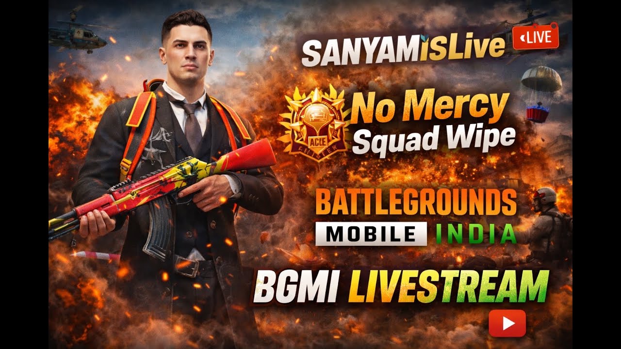 SANYAMisLive 🔴 BGMI LIVE | Rank Push 😈🔥 | Intense Clutch Gameplay