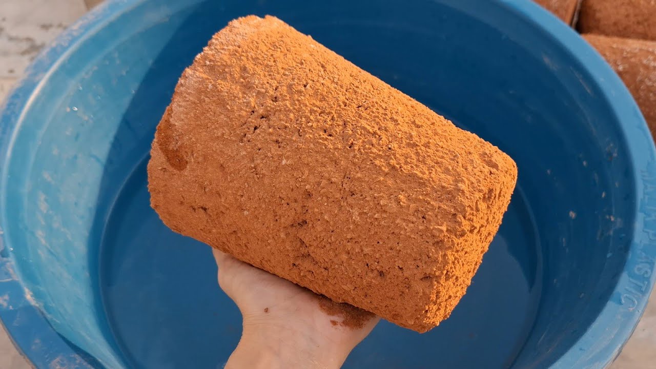 New video Pure red dirt water crumbling most satisfying