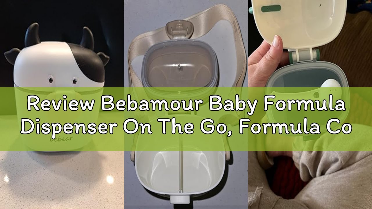 Review Bebamour Baby Formula Dispenser On The Go, Formula Container to Go, Formula Holder for Travel