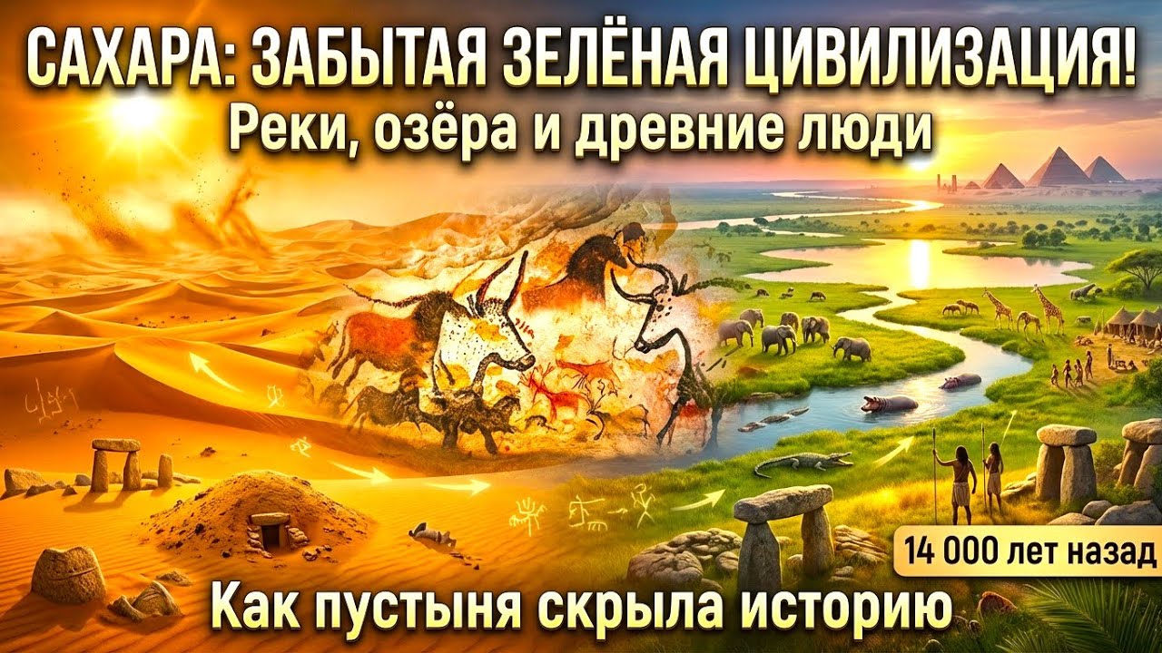 Удивительная история Сахары: Почему это был рай, а не пустыня?