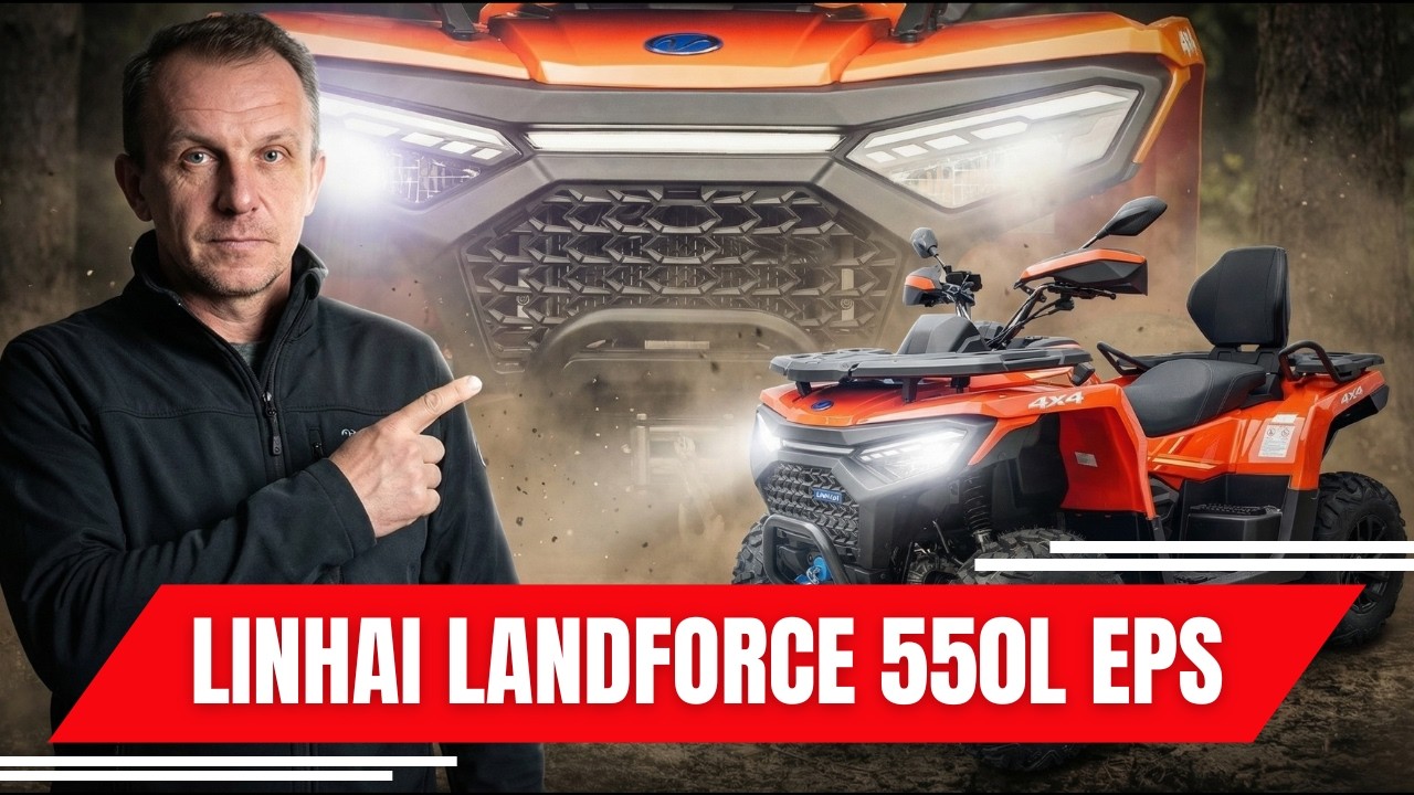 CHEAPEST ATV ​​with power steering! - LINHAI LANDFORCE 550L EPS