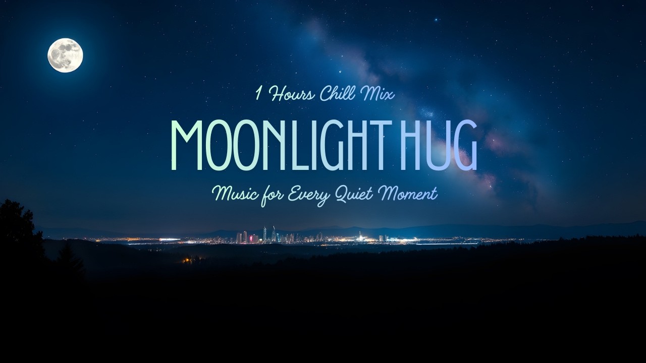 🌙 Moonlight Hug - 1 Hour Chill Focus Mix | จันทร์อุ่นใจ | Chill Hours Radio 🎧