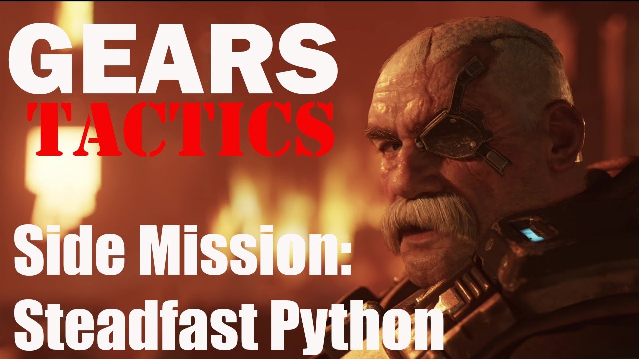 Gears Tactics - Full Game Playthrough by Mouth with a Quadstick &ndash; Side Mission: Steadfast Python